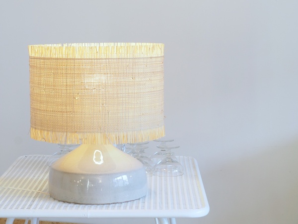 Grande lampe en céramique émaillée signée Jean CHATONEY