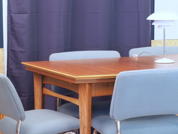 Table à rallonges en Teck de style Scandinave