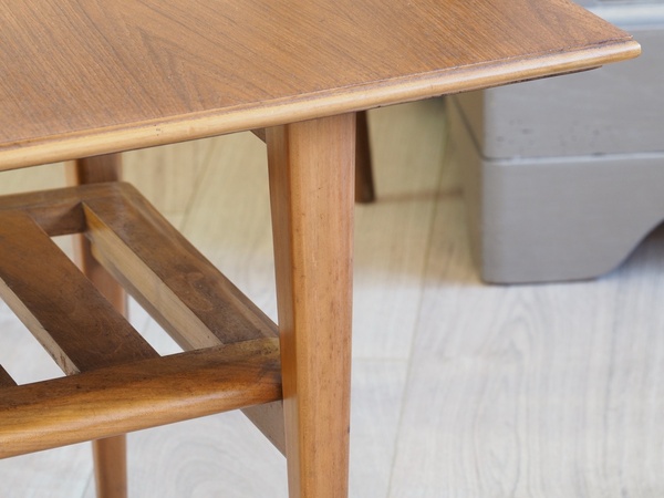 Table basse teck scandinave