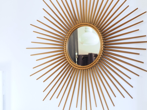 Miroir Soleil signé CHATY VALLAURIS A.M.