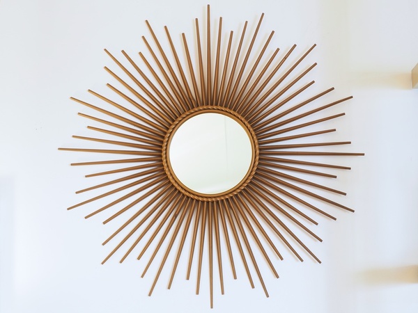 Miroir Soleil signé CHATY VALLAURIS A.M.
