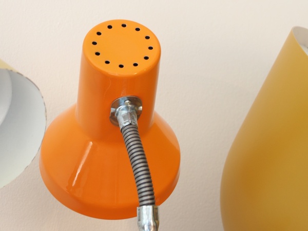Lampe de bureau orange