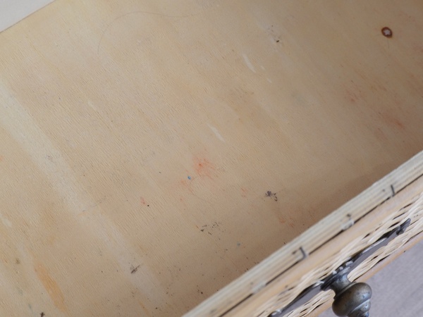 Commode et meuble en rotin